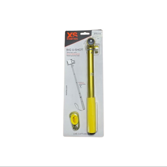 BIG U-SHOT Universal Monopod Selfie Stick Yellow - Picture 2 of 3